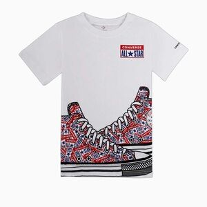 Converse Kids Graphic Tee with Sneaker Print - Size XL (13-15 yrs)